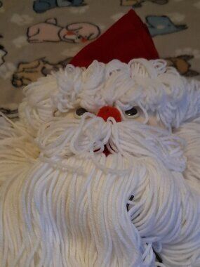 SUPER CUTE HANDMADE VINTAGE LARGE SANTA